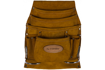 Сумка поясная 10 карманов для ручного инструмента Stayer 38517