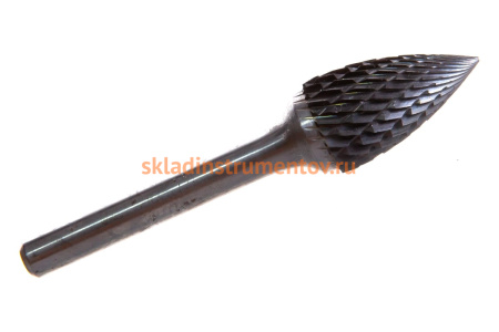 Твердосплавная борфреза тип G (14х25 мм; хв-к 6 мм) MESSER G1425M06