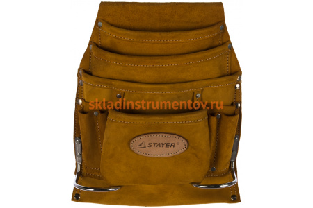 Сумка поясная 10 карманов для ручного инструмента Stayer 38517