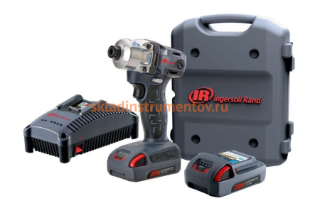 Аккумуляторный ударный гайковёрт Ingersoll Rand 1/4" W5131P-K22-EU