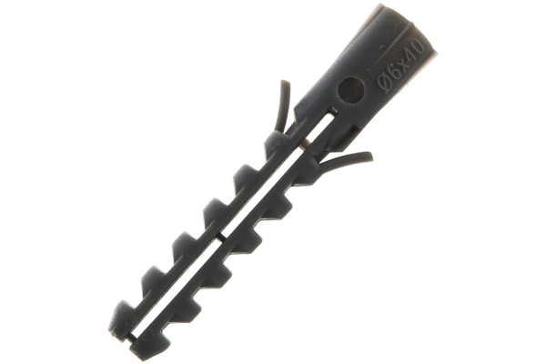 Дюбель распорный "ЕВРО" полипропиленовый 1000 шт. (6х40 мм) ЗУБР 301010-06-040