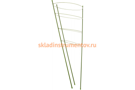 Круглая поддержка для растений h 90см, металл в пластике, 4кольца PALISAD 644025