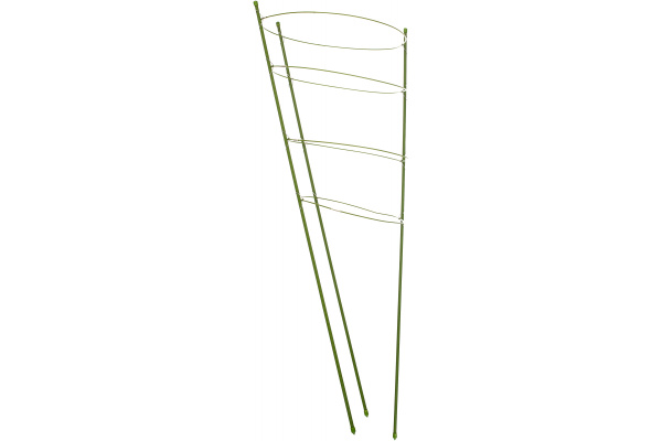 Круглая поддержка для растений h 90см, металл в пластике, 4кольца PALISAD 644025