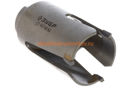 Коронка ПРОФИ Универсальная (40х55 мм; М16) Зубр 29514-40