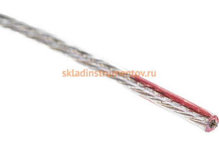 Металлополимерный трос СИБРТЕХ прозрачный ПР-3,0 47628