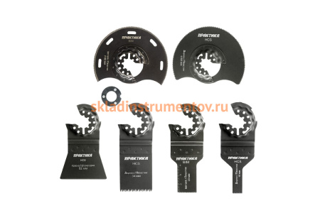 Набор насадок №5 для МФИ комбинированный (6 шт.) ПРАКТИКА 240-546