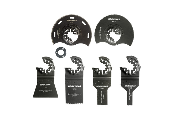 Набор насадок №5 для МФИ комбинированный (6 шт.) ПРАКТИКА 240-546