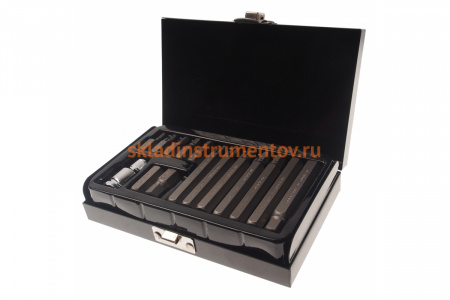 Набор бит HEX с битодержателем (15 пр; 1/2"; 4-12 мм) Rockforce RF-4155