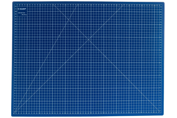 Непрорезаемый коврик Зубр Эксперт 3 мм цвет синий 600x450 мм 09901