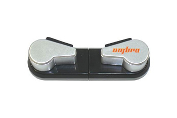 Телефонодержатель серебристый с вращающимися креплениями OMBRA ОМ2523