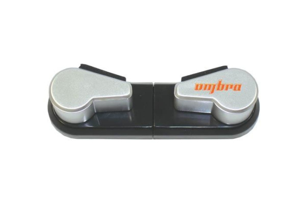 Телефонодержатель серебристый с вращающимися креплениями OMBRA ОМ2523