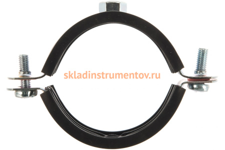 Трубный хомут с гайкой ЗУБР 2", 7штук, оцинкованный 37850-59-65