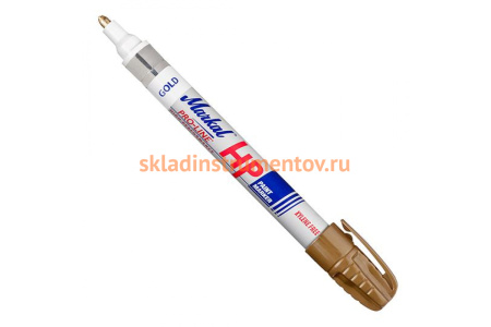 Маркер для замасленных поверхностей Markal Pro-Line HP, 3 мм, золотой 96972