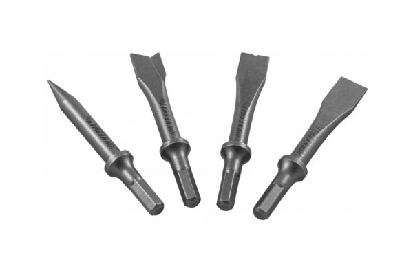 Комплект коротких зубил для пневматического молотка 4 предмета JAZ-3944H Jonnesway 47514