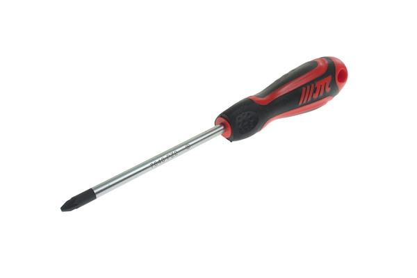 Отвертка, крестовая позидрайв PZ2 x 100мм усиленная JTC 7640