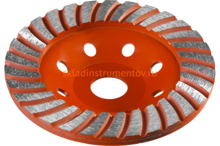 Чашка алмазная турбо-Плюс 125 мм ЗУБР Мастер, 33375-125