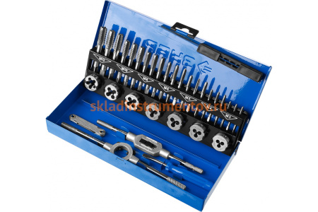 Набор метчиков и плашек Зубр ПРОФЕССИОНАЛ сталь Р6М5, 32 предмета 28110-H32