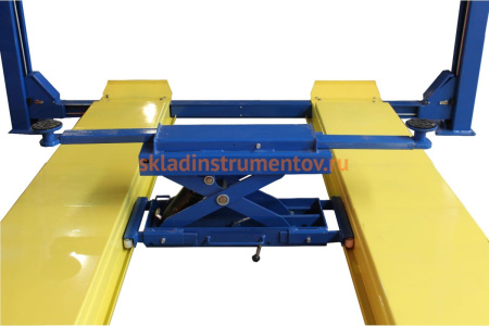 Электрогидравлический четырехстоечный подъемник 380 В AE&T F4.5D-4