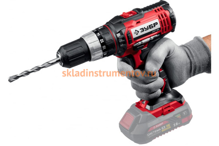 Ударная дрель-шуруповерт ЗУБР ДШУ-185