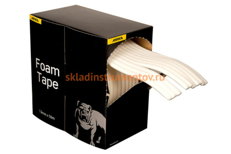 Лента поролоновая для маскировки проемов (13 мм х 50 м) MIRKA 9190113001