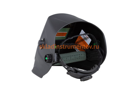 Маска сварщика КОРУНД-Х PLUS, фильтр 9910V с внешним регулятором, без коробки FOXWELD 7392