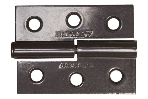 Дверная разъемная петля STAYER Master цвет коричневый левая 65 мм 37613-65-3L