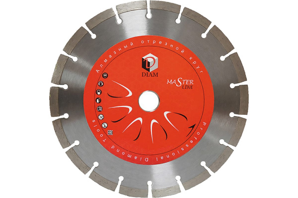 Круг алмазный отрезной по бетону Master Line (150х22.2 мм; 2.4х10 мм) Diam 000602