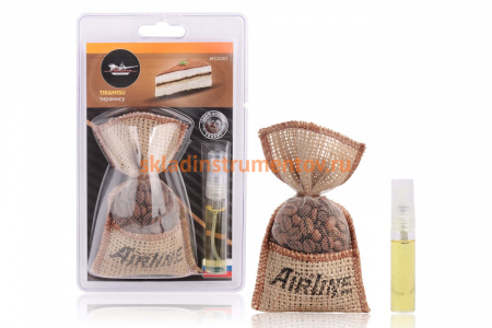 Ароматизатор Airline Кофе в мешочке со спреем, тирамису AFCO201