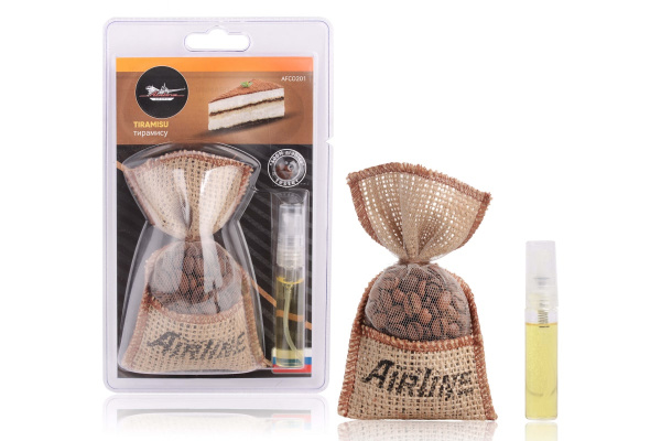 Ароматизатор Airline Кофе в мешочке со спреем, тирамису AFCO201