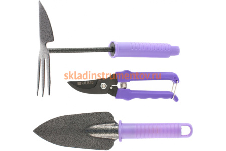 Набор инструмента с секатором PALISAD пластиковая рукоятка 62904