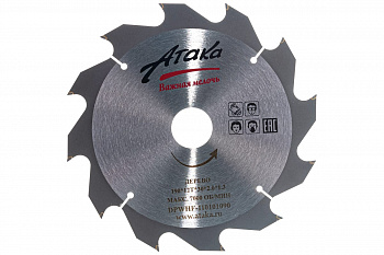 Диск пильный (190 мм; 12T; 30 мм) по дереву профи АТАКА 8078620