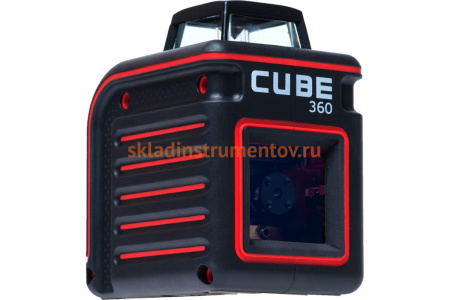 Лазерный уровень ADA Cube 360 + штатив 130 см + настенное магнитное крепление + лазерные очки + кейс А00543_К