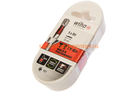 Биты TY-Bit PZ1x29, 5 шт. WIHA 42149