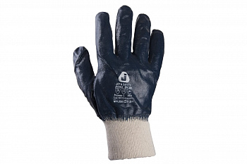 Защитные перчатки с нитриловым покрытием JetaSafety 12 пар JN062-L