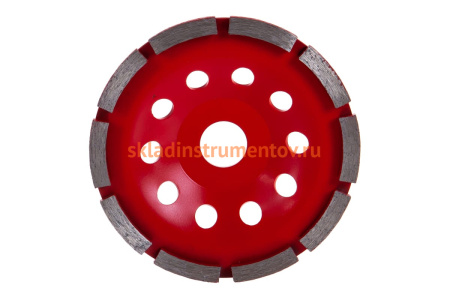 Чашка алмазная однорядная 125 мм ЗУБР Мастер, 33377-125