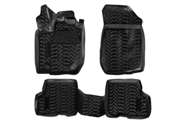 Ковры в салон Airline 3D с подпятником для Renault Logan II 14 4 шт. ACM-PS-56