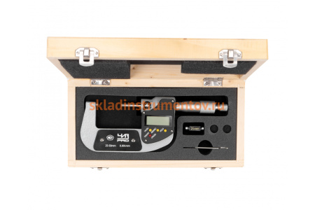 Микрометр ЧИЗ МКЦ-50 0.001, электронный, 4-кн. PRO 423461