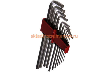 Набор длинных Г-образных шестигранников 1,5-12 мм, 11предметов FORCE 5116XL