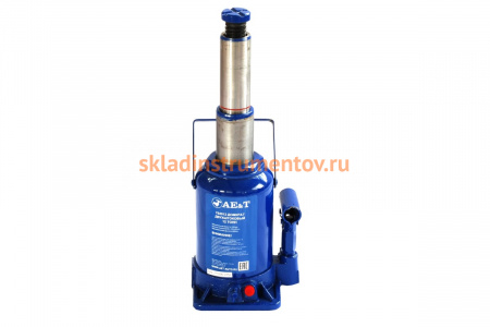 Бутылочный двухштоковый домкрат 12т AE&T T02012