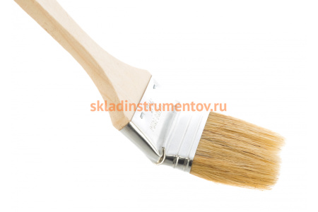 Кисть (радиаторная, натуральная щетина, деревянная рукоятка) 63мм Biber 31174 тов-001949