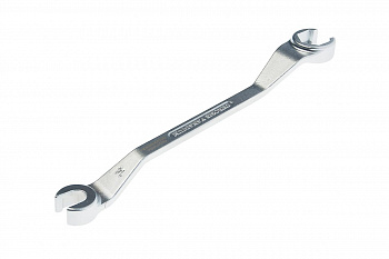 Разрезной ключ для тормозных трубок с изгибом 45 14x17мм ROCKFORCE RF-7511417B