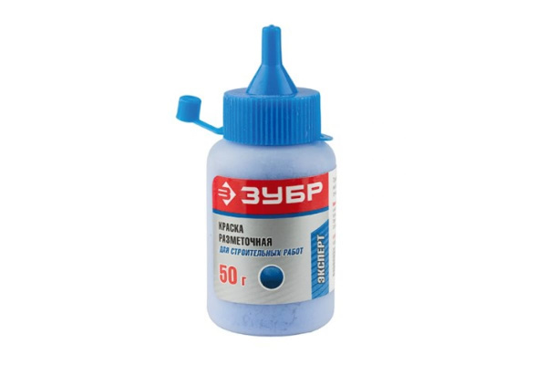 Разметочная краска для строительных работ Зубр синяя 50г 4-06405-1_z01