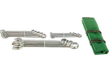 Набор дюймовых комбинированных ключей 14 предметов Hans 16614A