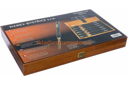 Набор из 6 токарных резцов Standard Line NAREX 859503