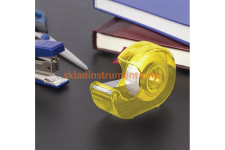 Клейкая лента в лимонном диспенсере BRAUBERG 12 мм х 10 м 227264