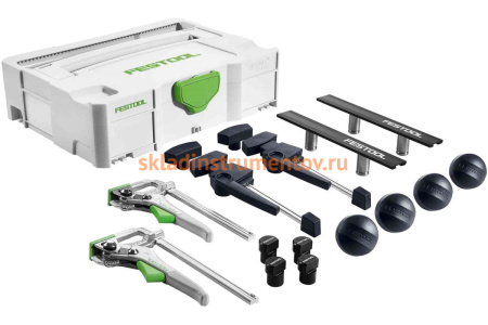Упоры и фиксаторы MFT комплект в контейнере T-Loc SYS-MFT-FX-Set FESTOOL 201311