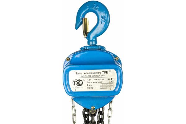 Ручная шестеренная таль TOR ТРШ (C) 3ТХ3М 101331