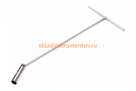 Свечной карданный Т-образный магнитный ключ 16мм, 5/8", 450мм JTC-3649