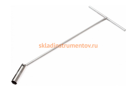 Свечной карданный Т-образный магнитный ключ 16мм, 5/8", 450мм JTC-3649