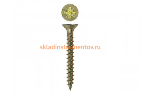 Шуруп универсальный желтопассивированный для дерева 1200 шт. (5х70 мм; PZ; ТФ0) ЗУБР 4-300390-50-070